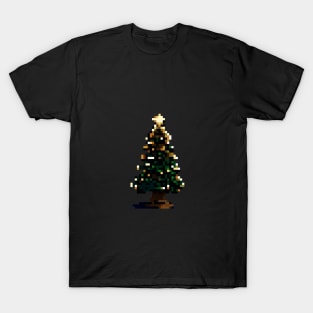 Christmas tree pixel art T-Shirt